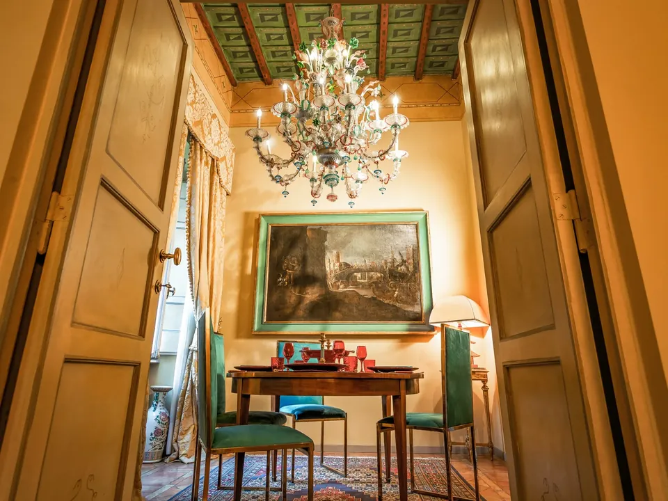 The dining room